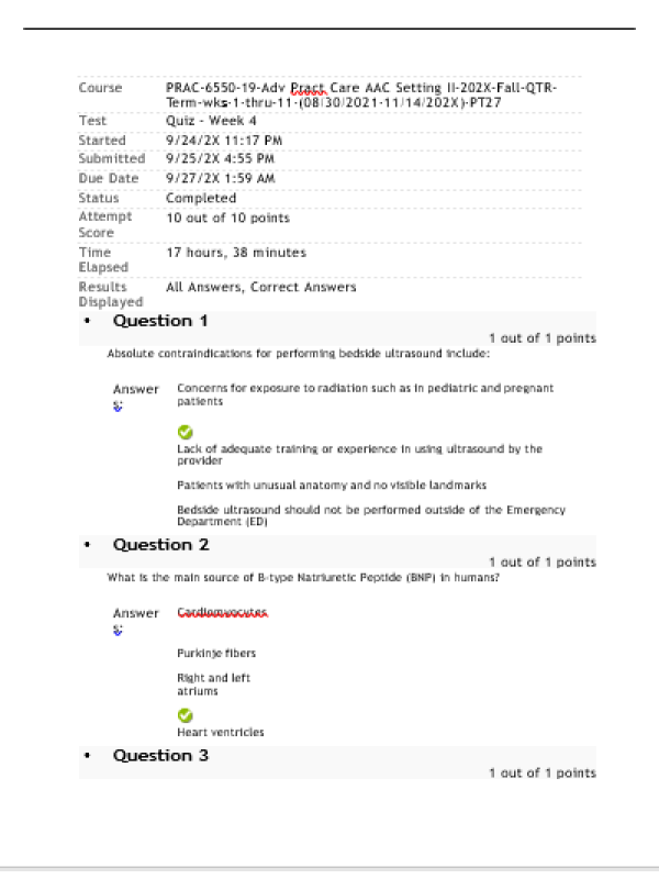 PRAC 6550-19 Week 4 Quiz (100% Correct)